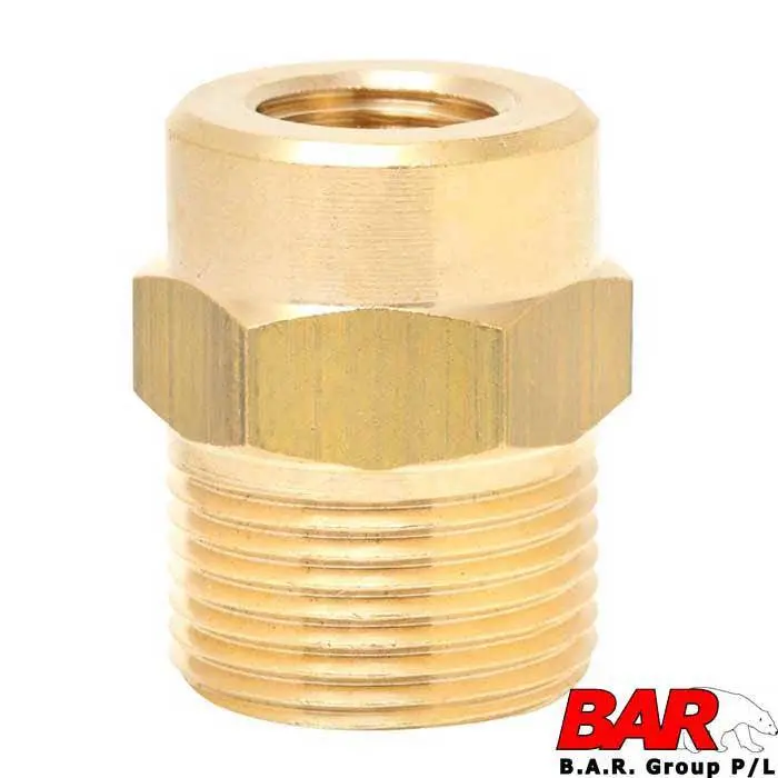 1/4" Bsp Female Threaded Nipple With M22 Compatibility 1