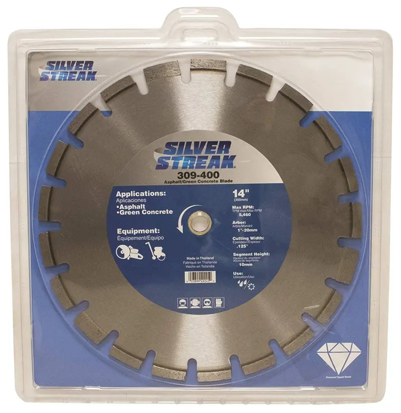 14-Inch Asphalt And Green Concrete Blade – Heavy-Duty Builder Grade 1