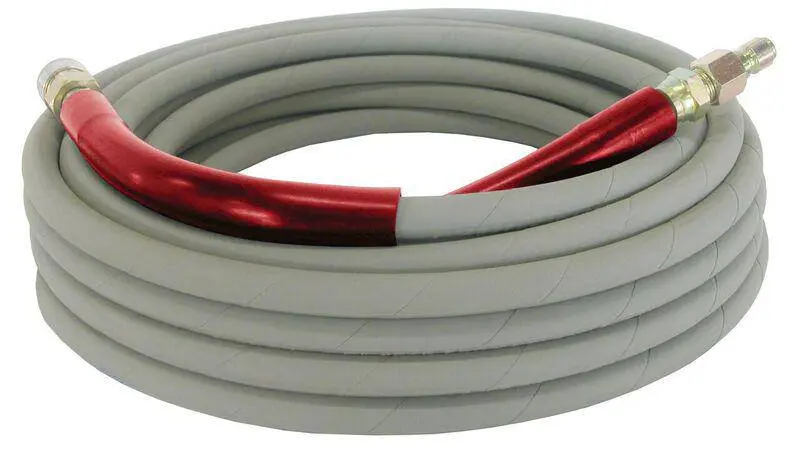 15-Meter Grey R1 3/8" High-Pressure Hose – Semperit With Qc Fittings 1