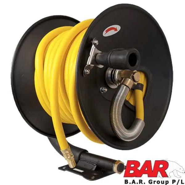 3/8" Air Hose With Integrated Reel – 20-Meter Length 1