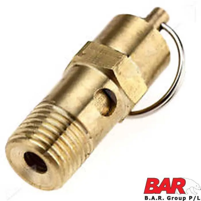 3/8" Male Thread Safety Relief Valve For Compressed Air Systems 1