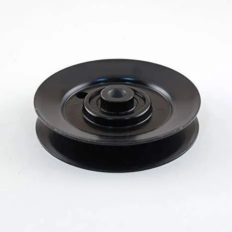 4" Diameter Steel Idler Pulley – V-Groove Design For Lawn Equipment 1