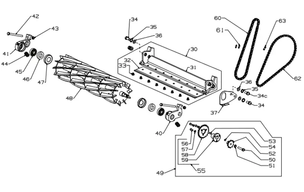 500-Series Baseplate Blade – Cutting Deck Replacement 1