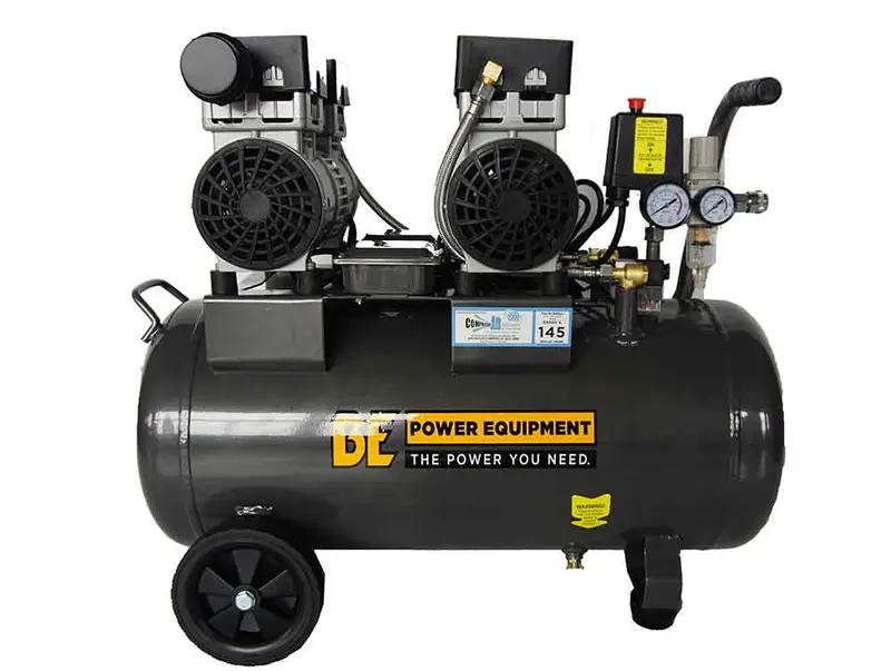 50L Oil-Free Quiet Air Compressor – 10 Bar Maximum Pressure 1