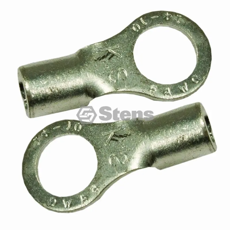6-Gauge Battery Cable Terminal – 3/8" Stud, 2-Pack For Industrial Or Marine Applications 1