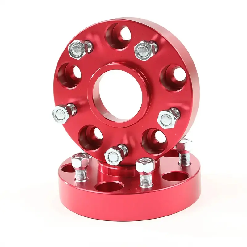 Alloy Usa 11303 Red Wheel Spacer Kit – 1.25-Inch Thickness For 1999–2004 Jeep Grand Cherokee Wj (5X5 Bolt Pattern) 1