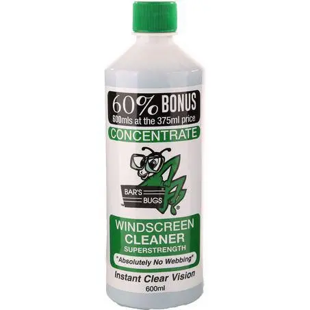 Bar’S Bugs Bb600 Windscreen Cleaner Concentrate – 600Ml Eco-Friendly Formula 1