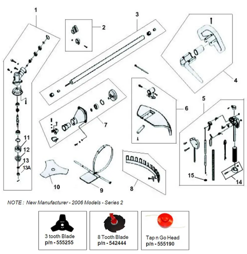 Bc260 Shaft Assembly – Replacement Part #555597 1