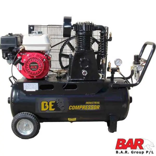 Be-70L Honda-Powered Industrial Belt-Drive Petrol Air Compressor 1