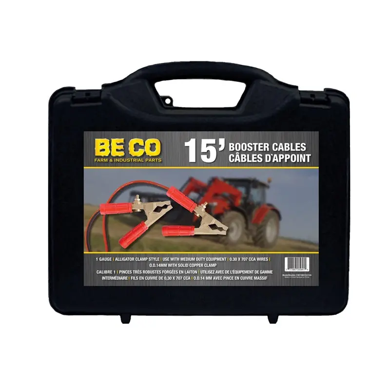 Be Heavy-Duty Booster Cables – 14Mm², 4.6M, 600A (1 Awg) 1