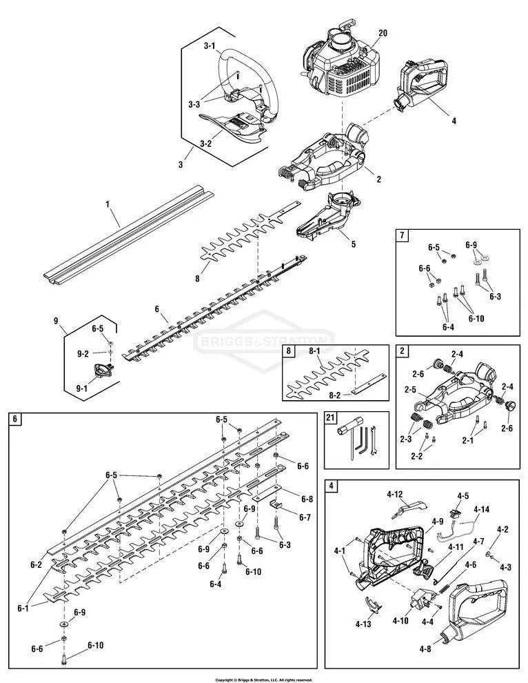 Blade Assembly Ht00218D For Lawn Equipment 1