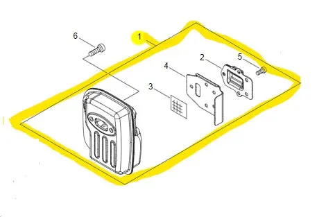 Briggs & Stratton Muffler Assembly 1
