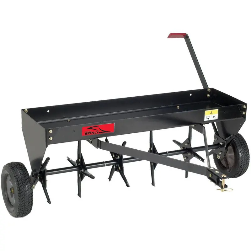 Brinly 40-Inch Tow-Behind Plug Aerator – Core Aeration Tool 1