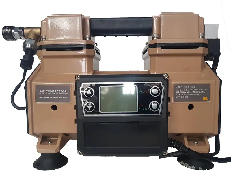 Brushless Oil-Free Portable Air Compressor – Tankless Design 1