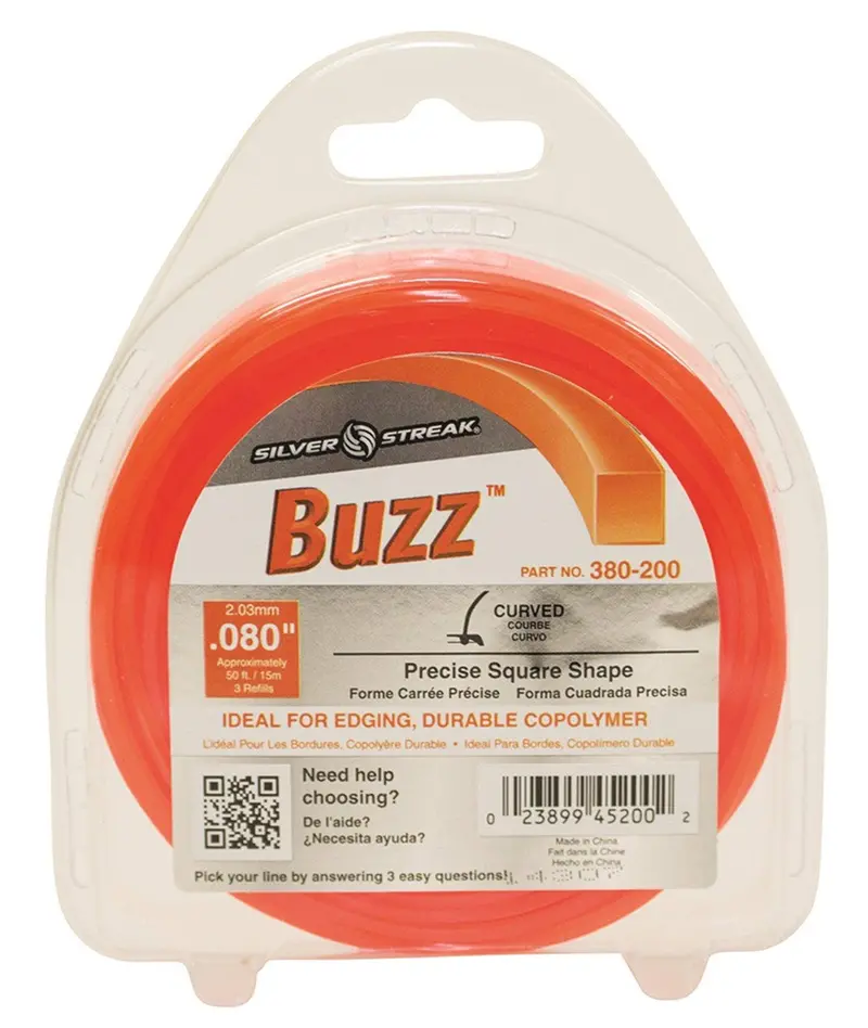 Buzz-Series Trimmer Line .080" (2.0 Mm) – 50 Ft (15 M) 1