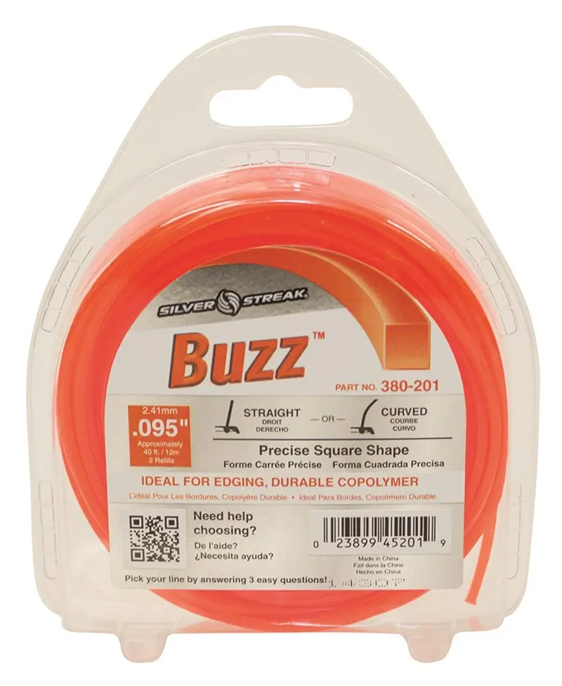 Buzz-Series Trimmer Line .095" (2.4 Mm) – 40 Ft (12 M) – Discontinued 1
