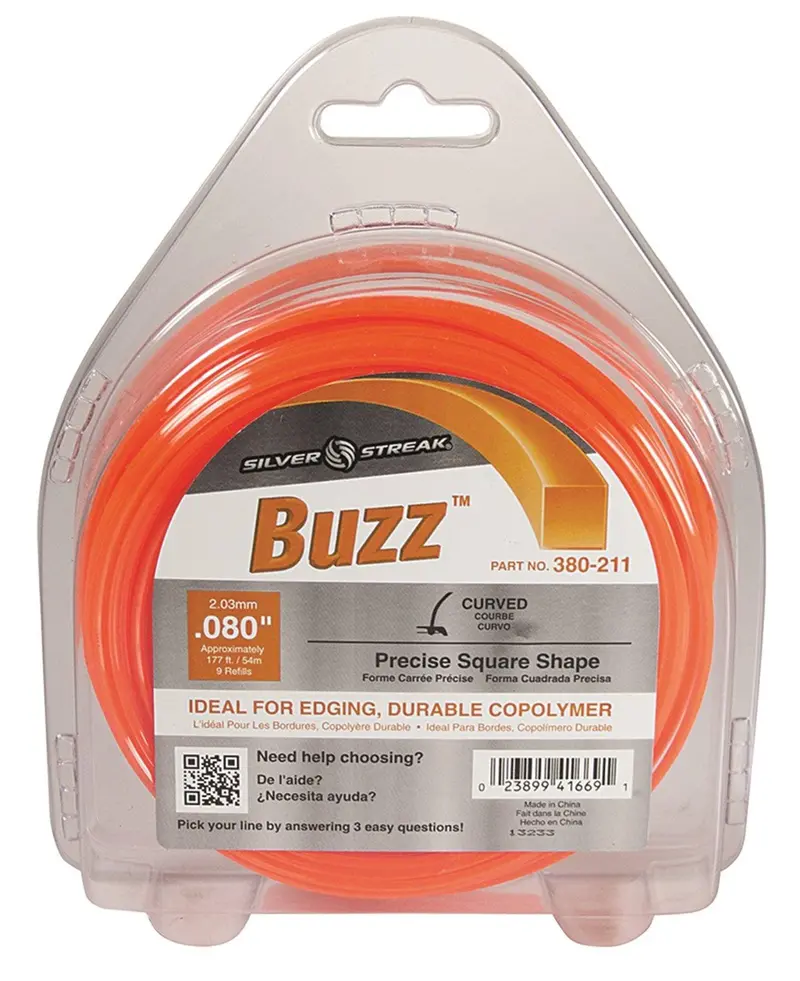 Buzz Trimmer Line – 0.080" (2.0 Mm) Diameter, 0.5 Lb Spool 1