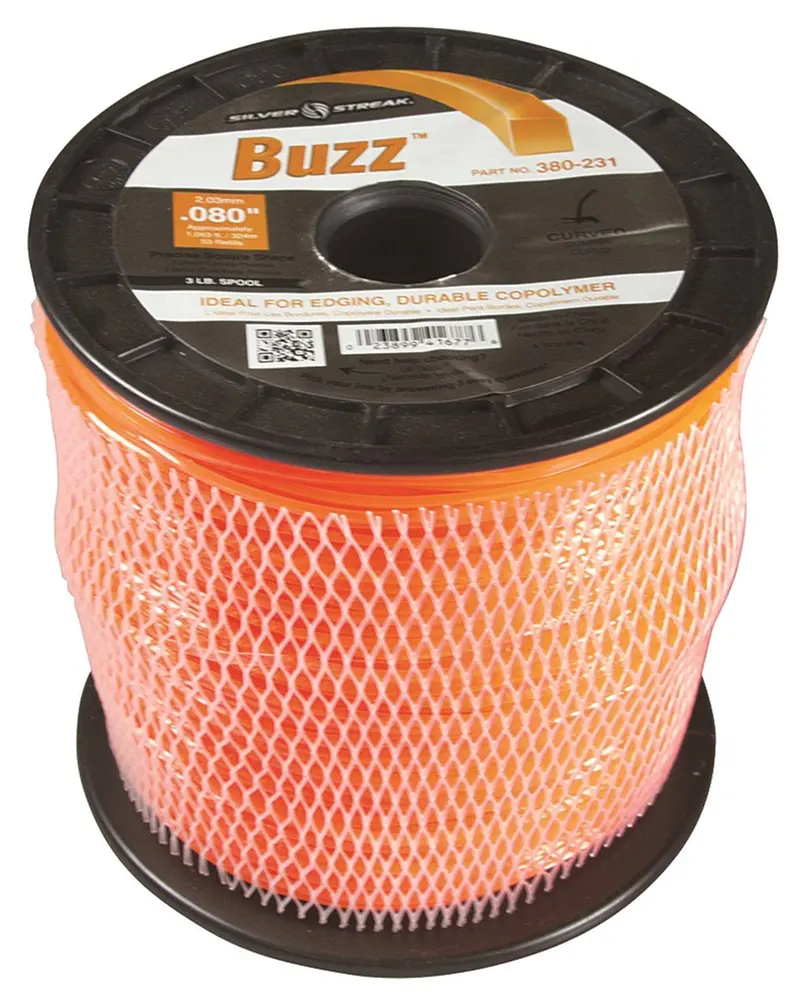 Buzz Trimmer Line – 0.080 Inch (2.0 Mm) Diameter, 3 Lb Spool 1