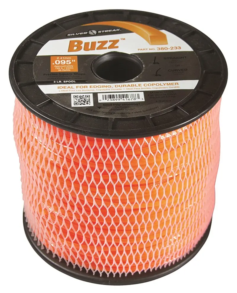 Buzz Trimmer Line – 0.095 Inch (2.4 Mm) Diameter, 3 Lb Spool 1