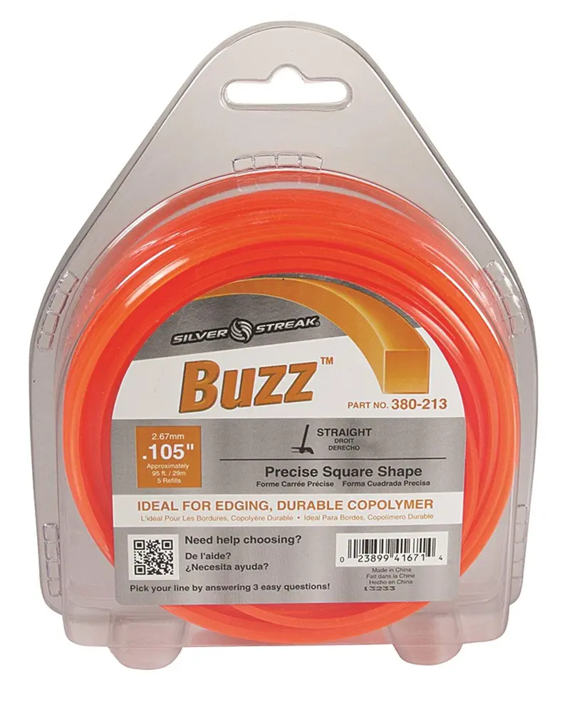 Buzz Trimmer Line – 0.105" (2.7 Mm) Diameter, 0.5 Lb Spool 1