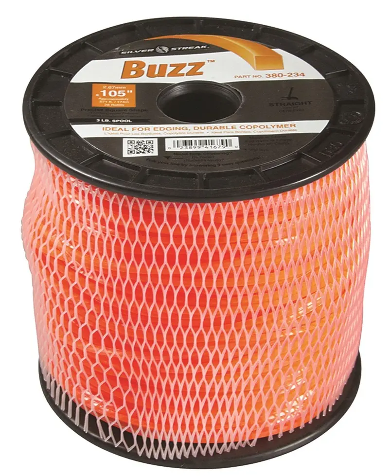 Buzz Trimmer Line – 0.105 Inch (2.7 Mm) Diameter, 3 Lb Spool 1