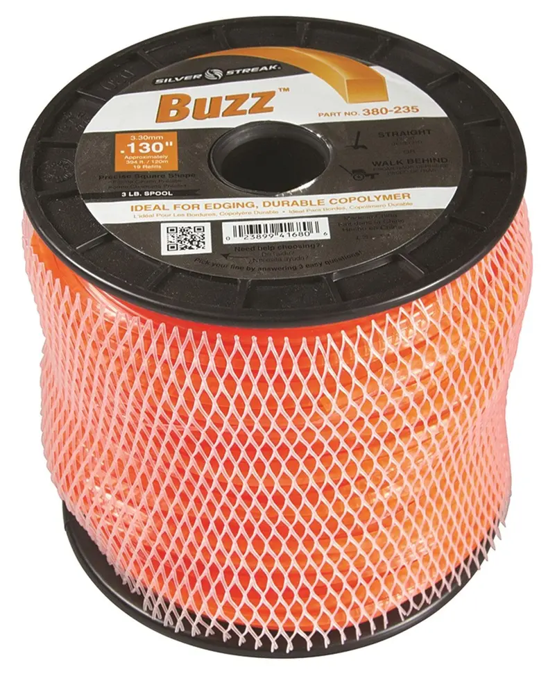 Buzz Trimmer Line – 0.130 Inch (3.3 Mm) Diameter, 3 Lb Spool 1