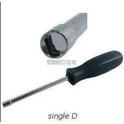 Carburetor Adjustment Tool With 'D'-Shaped Tip For Small Engines 1