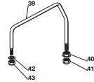 Castelgarden Genuine Belt Guide – Model 125270312/0 1