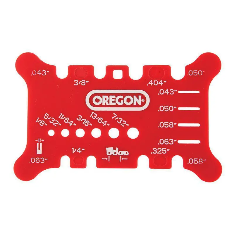 Chain, Bar, And File Measuring Tool – Professional Forestry Gauge 1