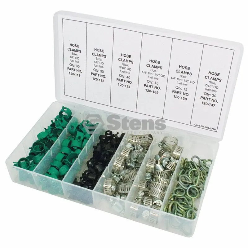 Comprehensive Hose Clamp Kit – 160-Piece Variety Pack 1