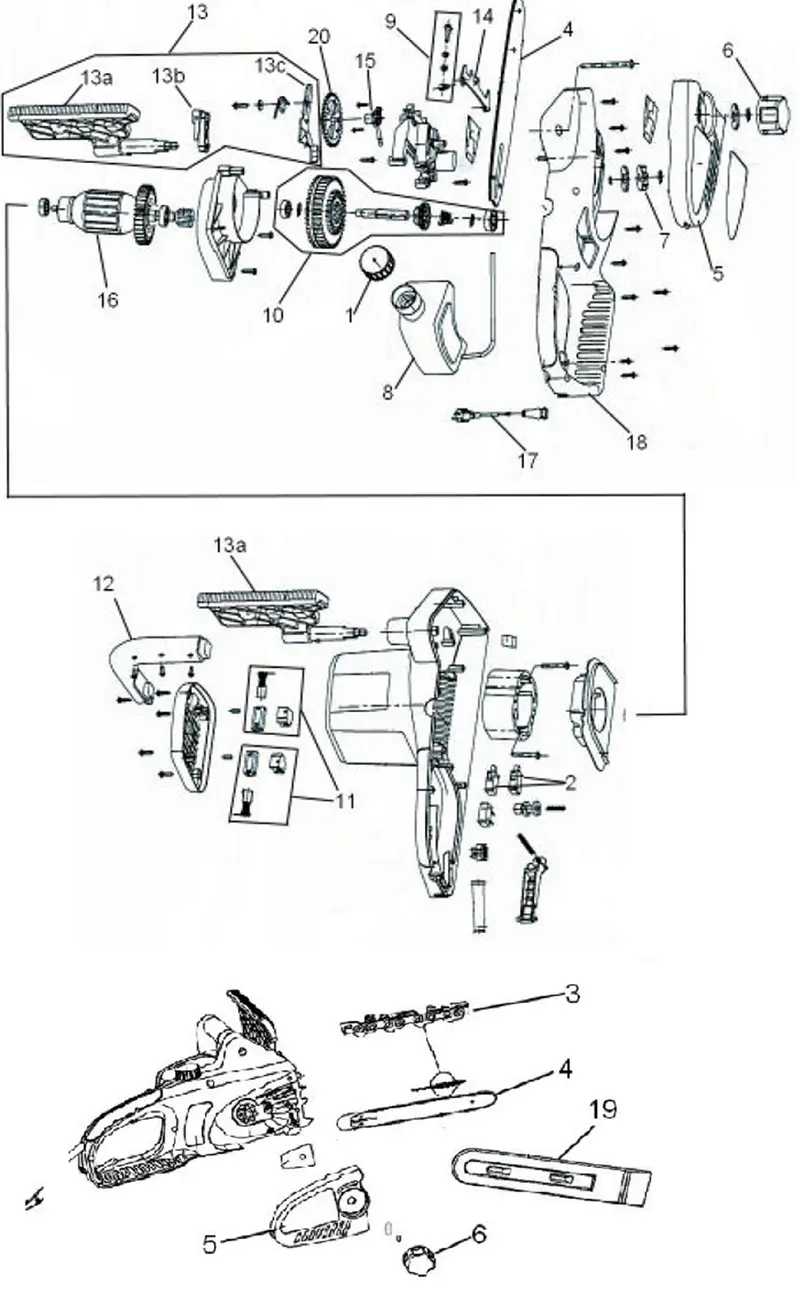 E/C Saw Oil Tank Assembly – Part #555113 1