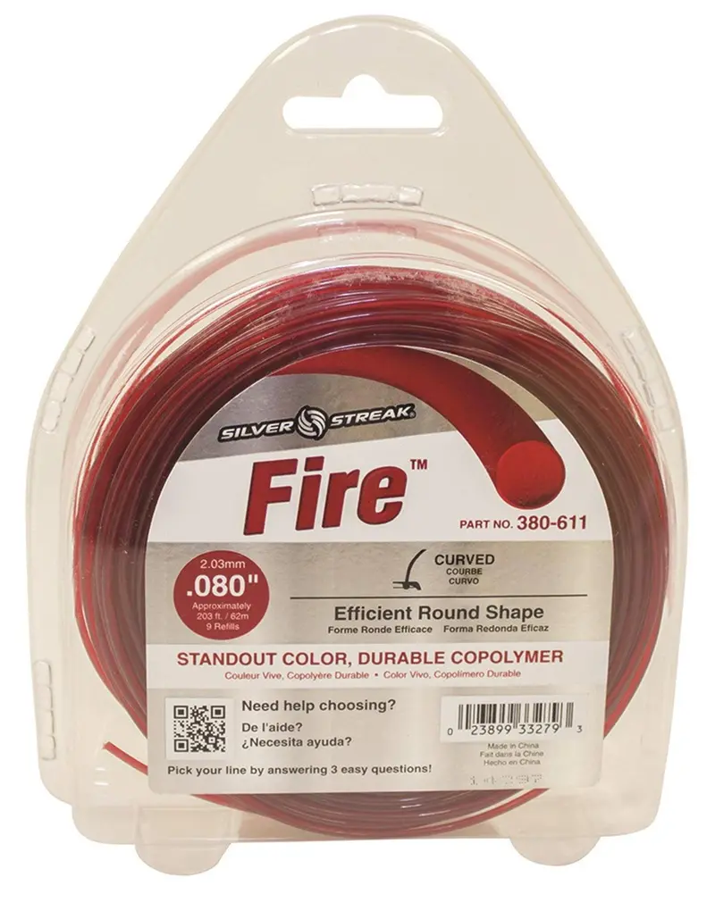 Fire Series Trimmer Line – 0.080" (2.0 Mm) Diameter, 0.5 Lb Spool 1