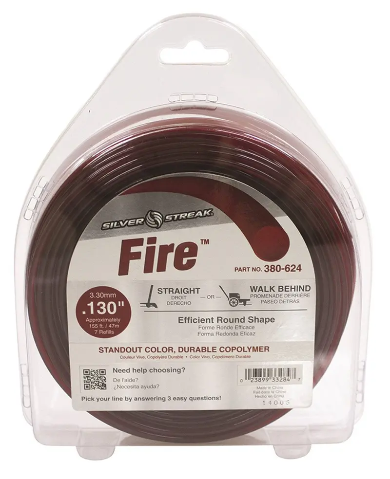 Fire Series Trimmer Line – 0.130" (3.3 Mm) Diameter, 1 Lb Spool 1