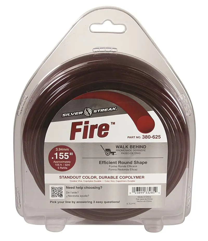Fire Series Trimmer Line – 0.155" (3.9 Mm) Diameter, 1 Lb Spool 1