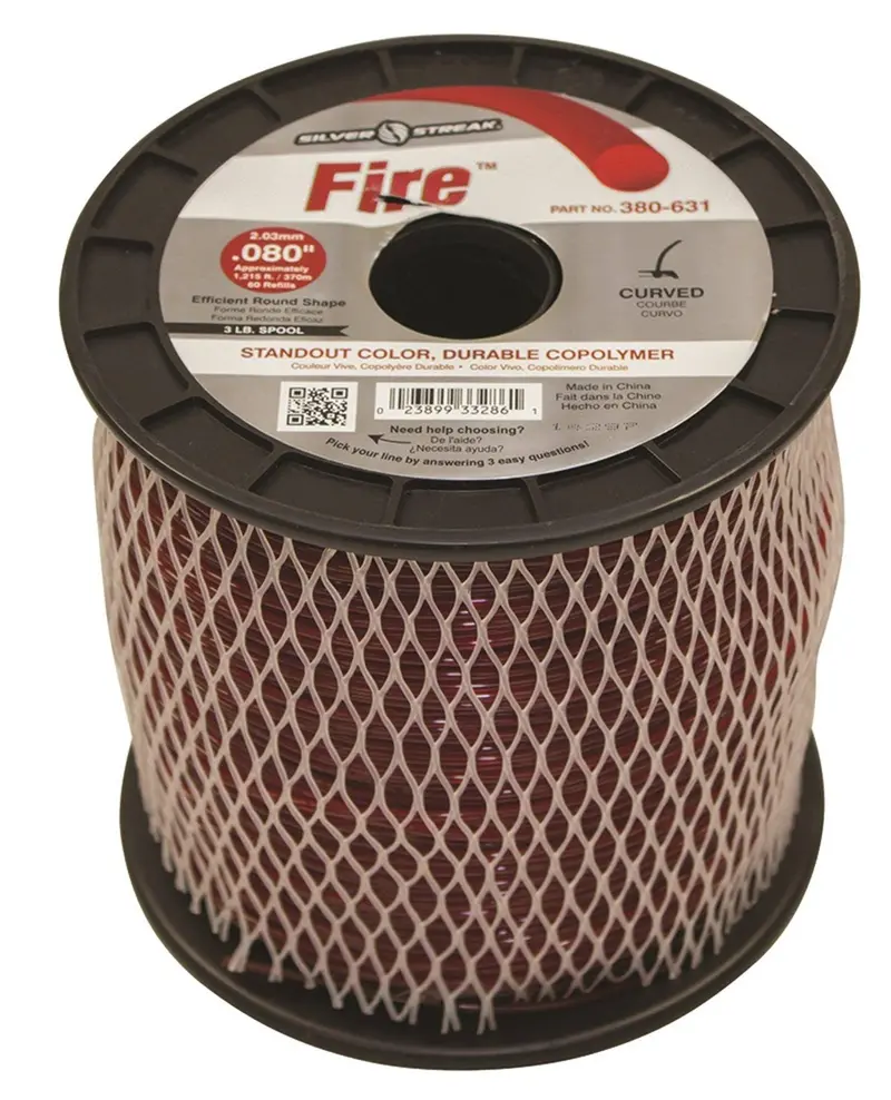 Fire Trimmer Line – 0.080 Inch (2.0 Mm) Diameter, 3 Lb Spool 1