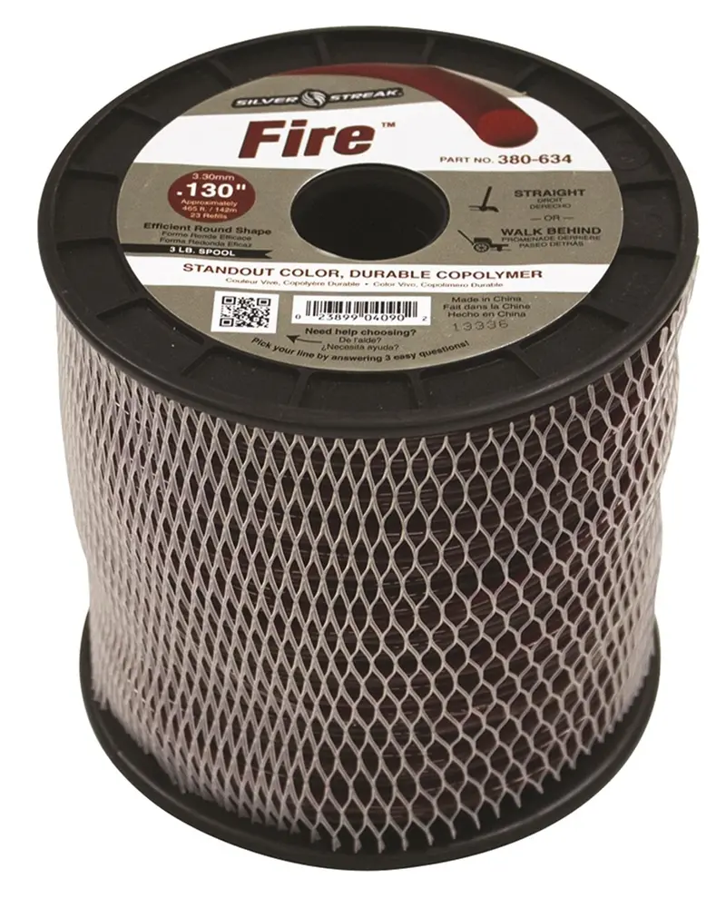 Fire Trimmer Line – 0.130 Inch (3.3 Mm) Diameter, 3 Lb Spool 1