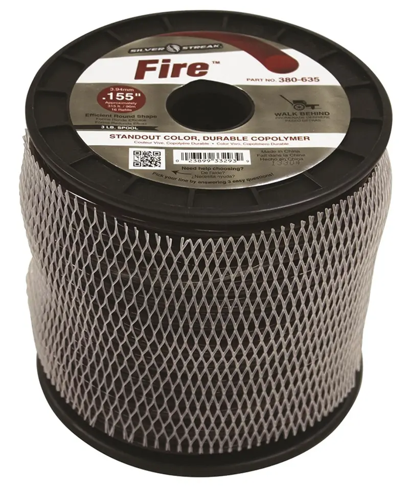 Fire Trimmer Line – 0.155 Inch (3.9 Mm) Diameter, 3 Lb Spool 1