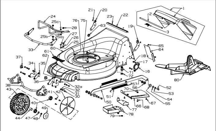 Front Axle Assembly With Control Kit – 21-Inch Length (Part #765150) 1