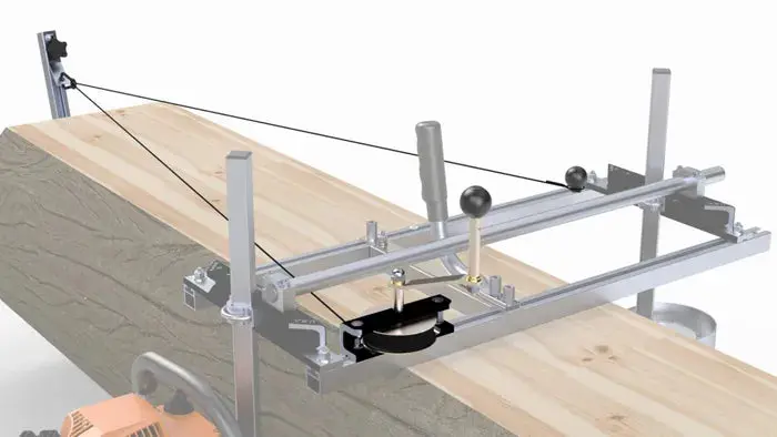G478 Alaskan Log Winch System For Portable Sawmills 1