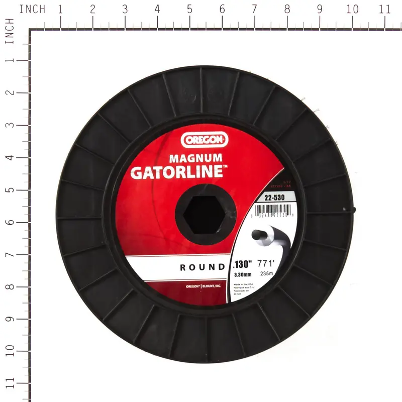 Gatorline Magnum .130" (3.3 Mm) Round Trimmer Line – 163 Meter / 5 Lb Spool 1