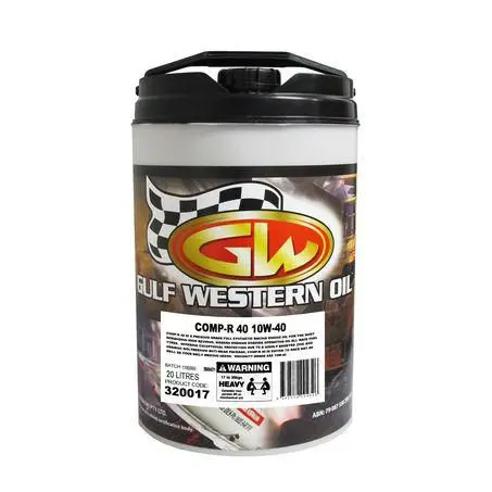 Gulf Western Comp-R 40 10W-40 Zinc-Enriched Engine Oil – 20L Drum 1