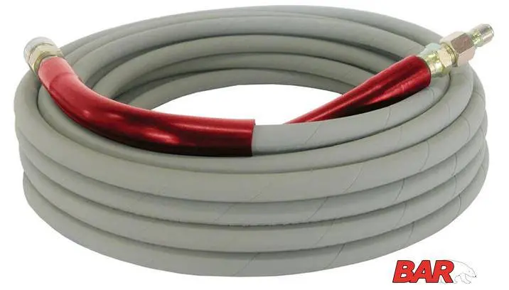 Heavy-Duty Black Rubber Hose – 3/8 Inch × 30 Metres With Male/Female Fittings 1