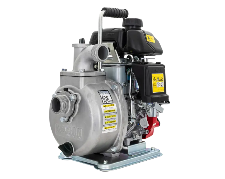 Koshin Seh-40H 1.5" Lightweight Water Pump – Honda Gxh50-Powered, 280 L/Min Flow, 43M Max Head 1