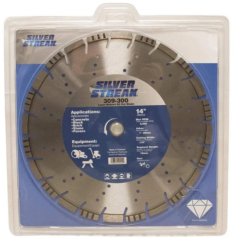 Laser-Welded All-Cut Lawn Mower Blade – 14-Inch Diameter 1