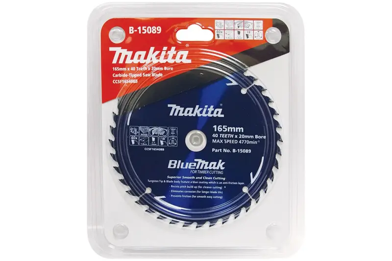 Makita B-15300 Bluemak Mitre Saw Blade — 255 Mm × 30 Mm × 64 T 1