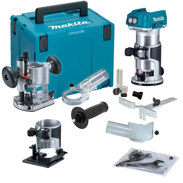 Makita Drt50Zjx2 18V Lxt Brushless Laminate Trimmer Kit 1