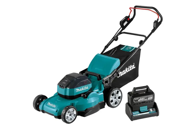 Makita Lm001Jm101 64V Max Brushless 18-Inch Cordless Lawn Mower Kit 1