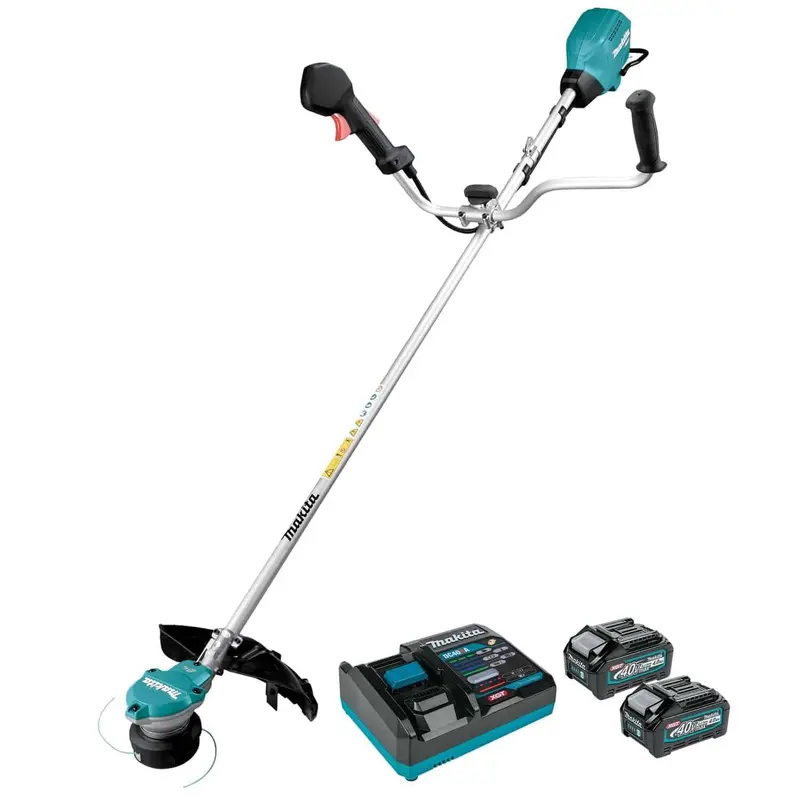 Makita Ur012Gm201 80V Xgt Dual-Battery Bike-Handle Brush Cutter Kit 1