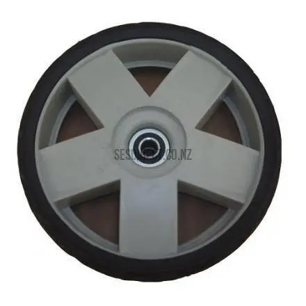 Masport 150Mm Spoked Lawn Mower Wheel (Silver, Bb Mount) 1