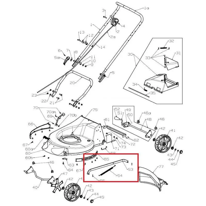 Masport 19-Inch Connecting Rod Assembly – Cp/Zp Finish 1